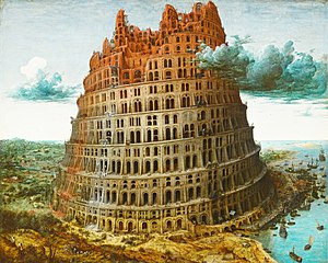 The Tower of Babel, by Breughel